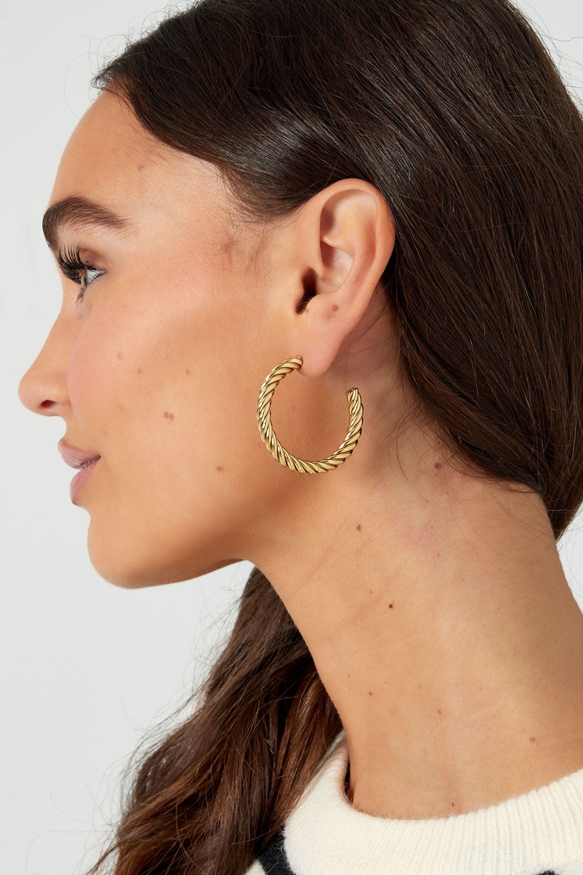 Wavy Glow - Hoops met patroon