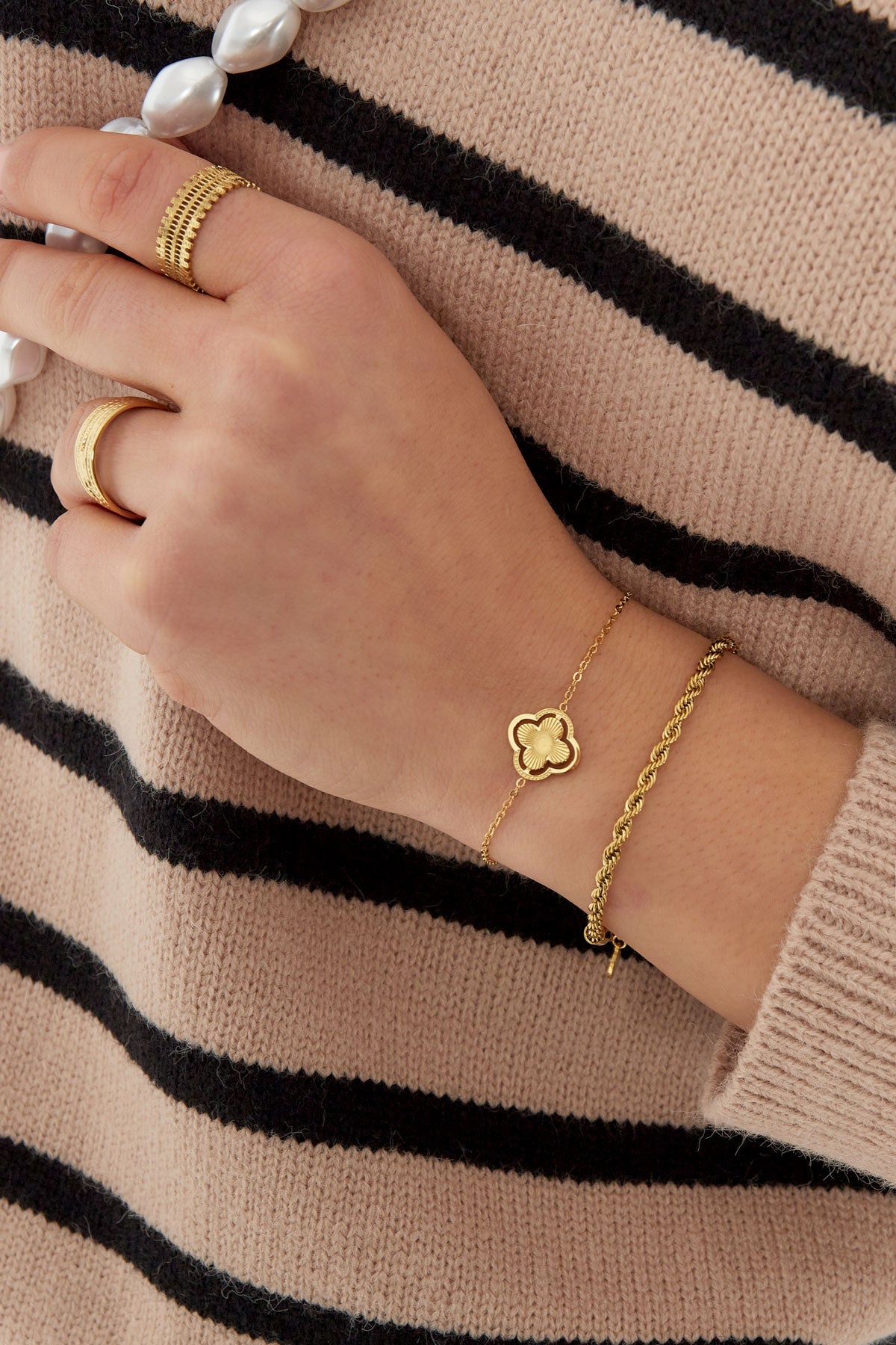 Daily Luck - Armband met klaver