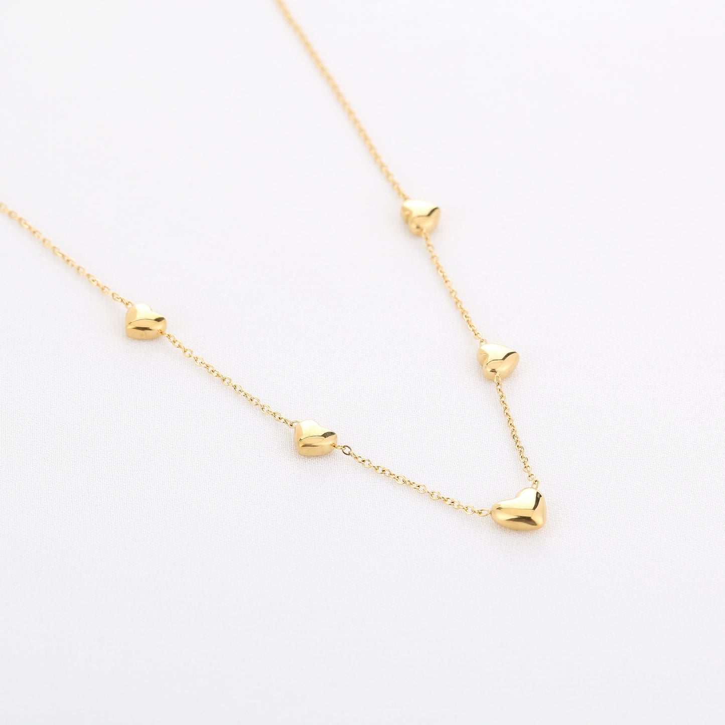 Ketting met hartjes