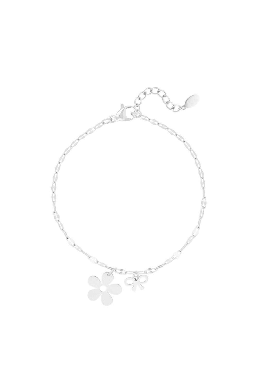 Floral Bow - Armband met bloemetje en strikje