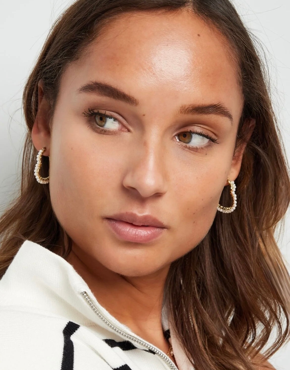 Pearl Romance - Hartjes oorbellen met parels