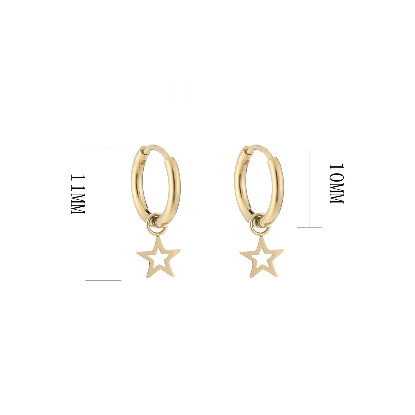 Twinkle Charm - Oorringen met ster