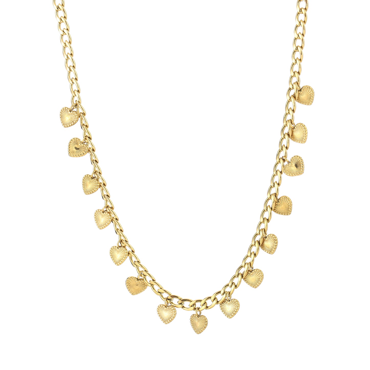 Ketting met hartjes