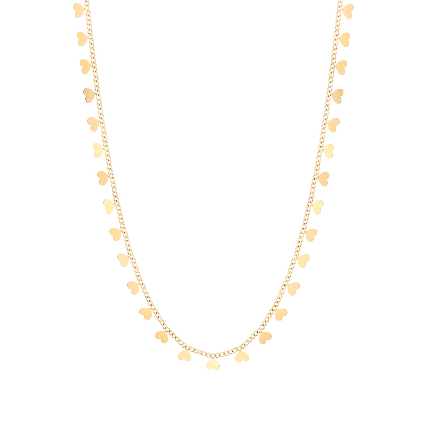 Ketting met hartjes