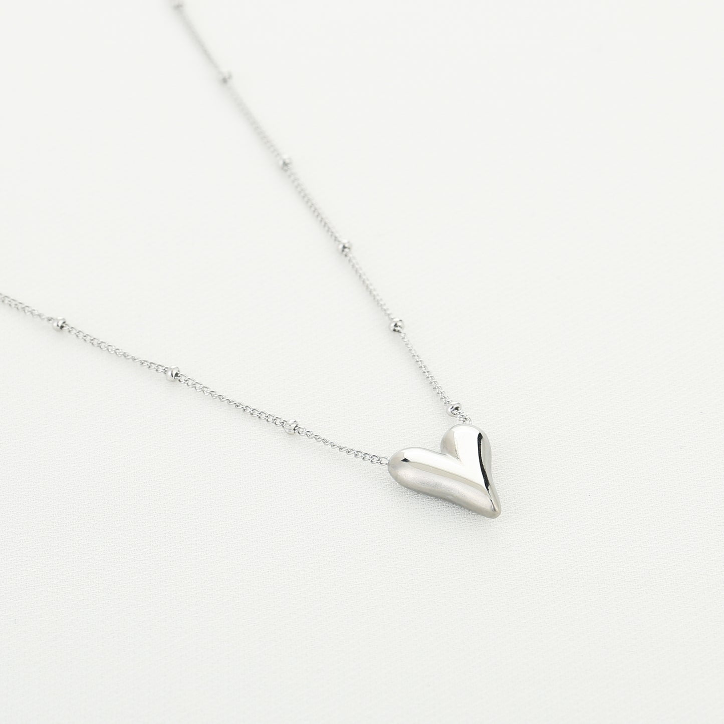 Subtiele ketting met hartje