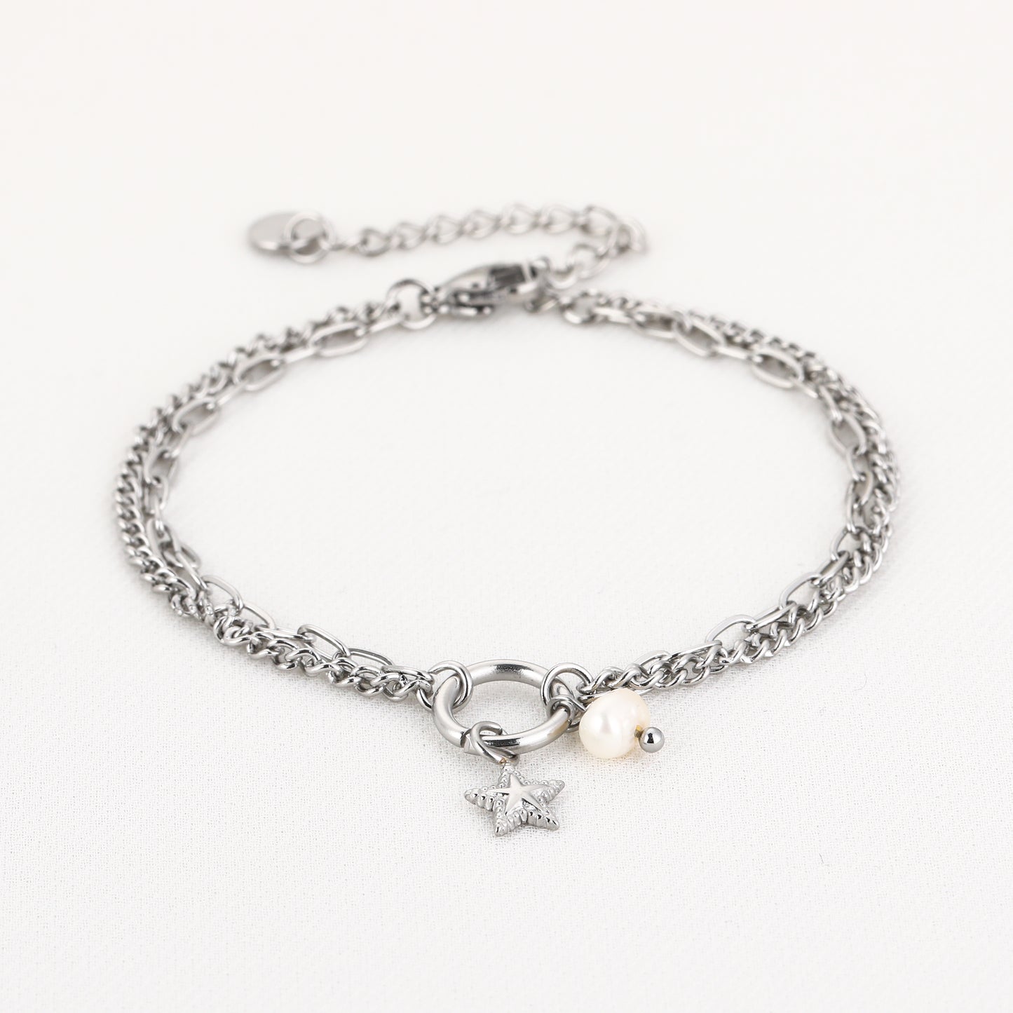 Dubbele armband met ster