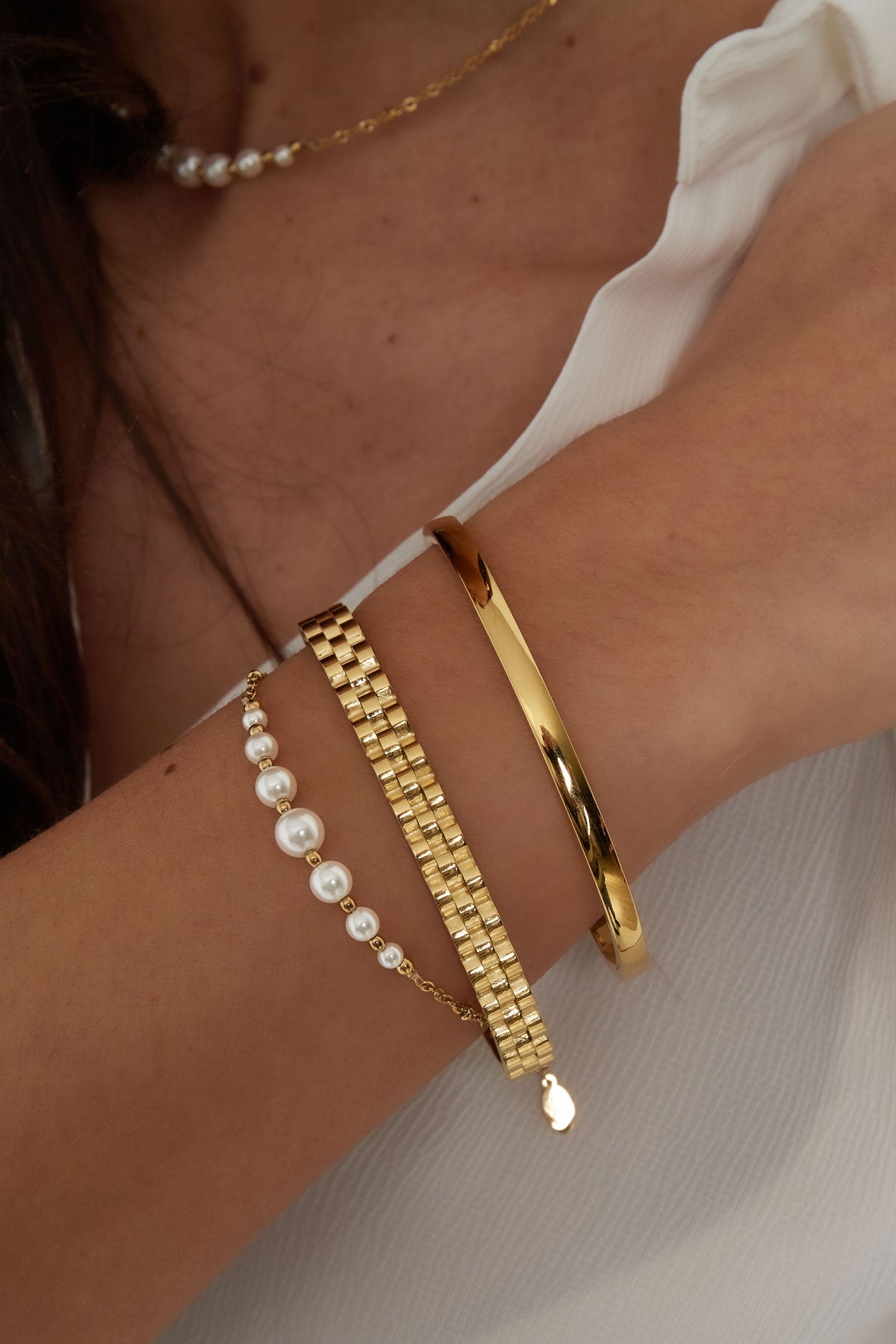 Armband met parels