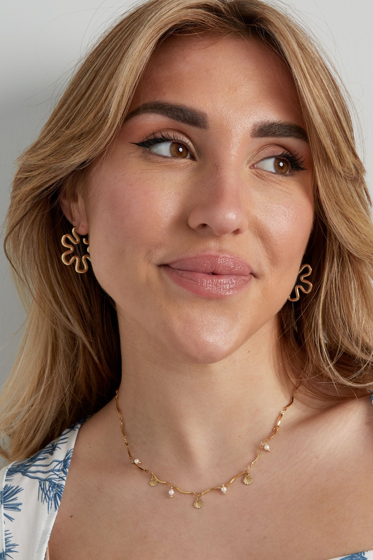 Oorbellen in bloemvorm