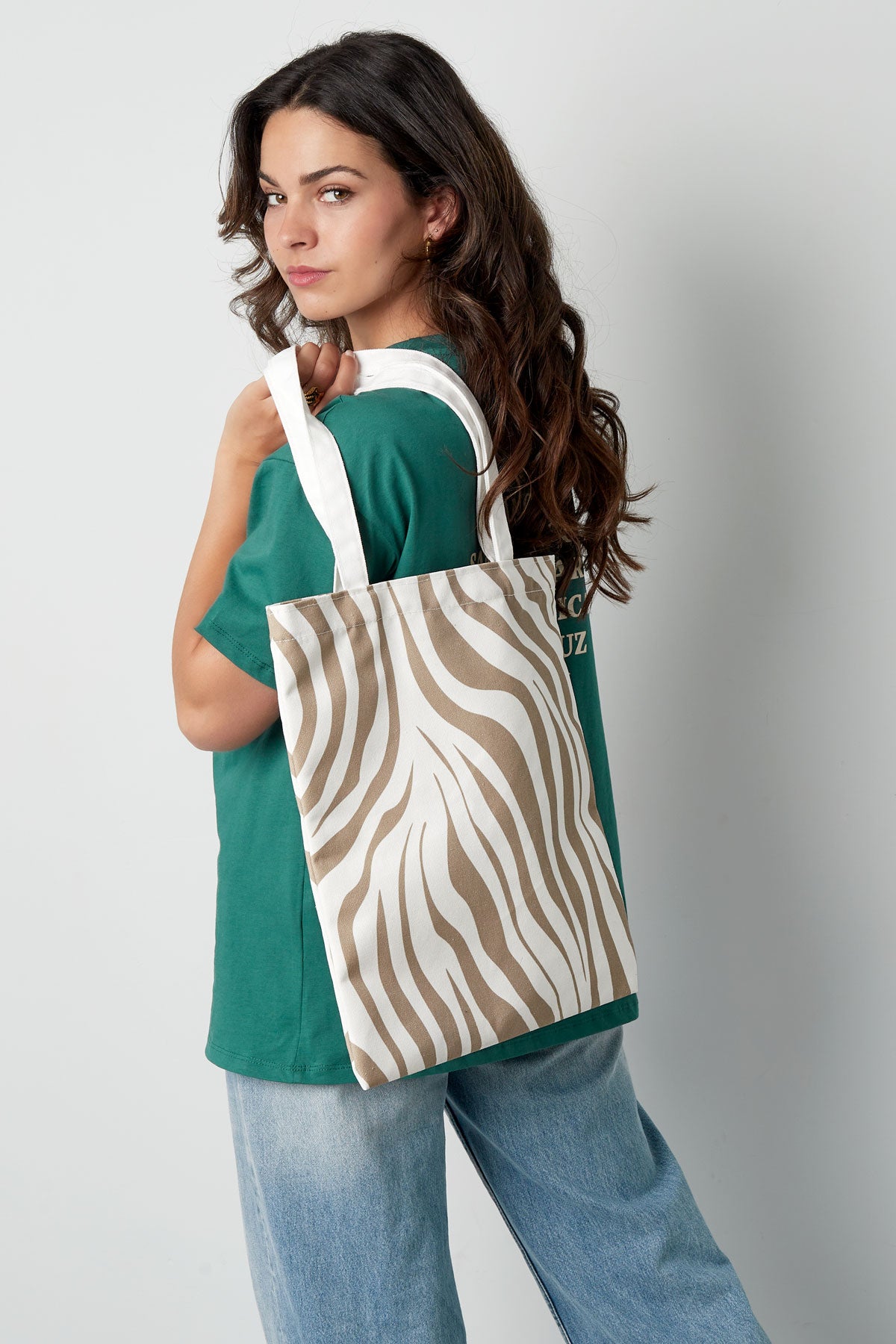 Canvastas met zebraprint