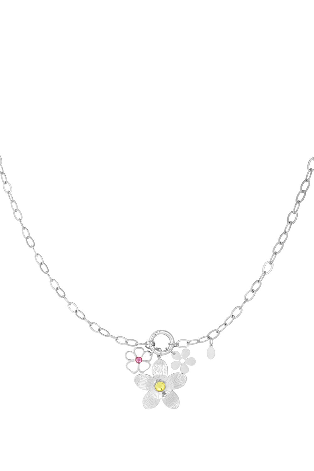 Bloom Drop - Lange ketting met bloem