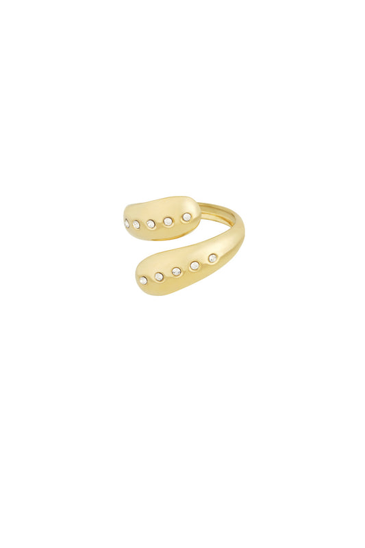 Ring met steentjes