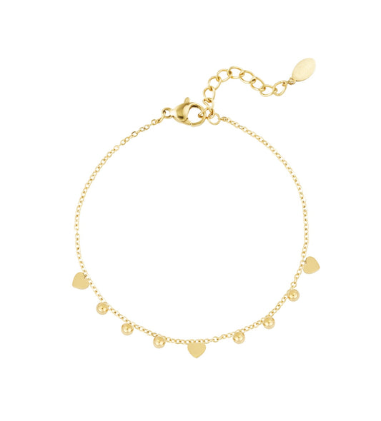 Armband met hartje