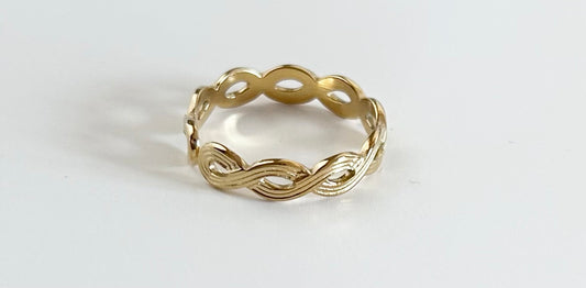 Ring met patroon