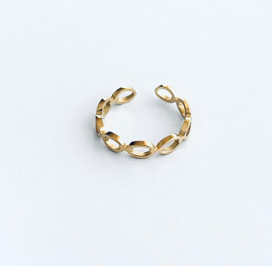 Open chain ring