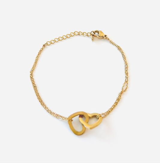 Armband met verbonden hart