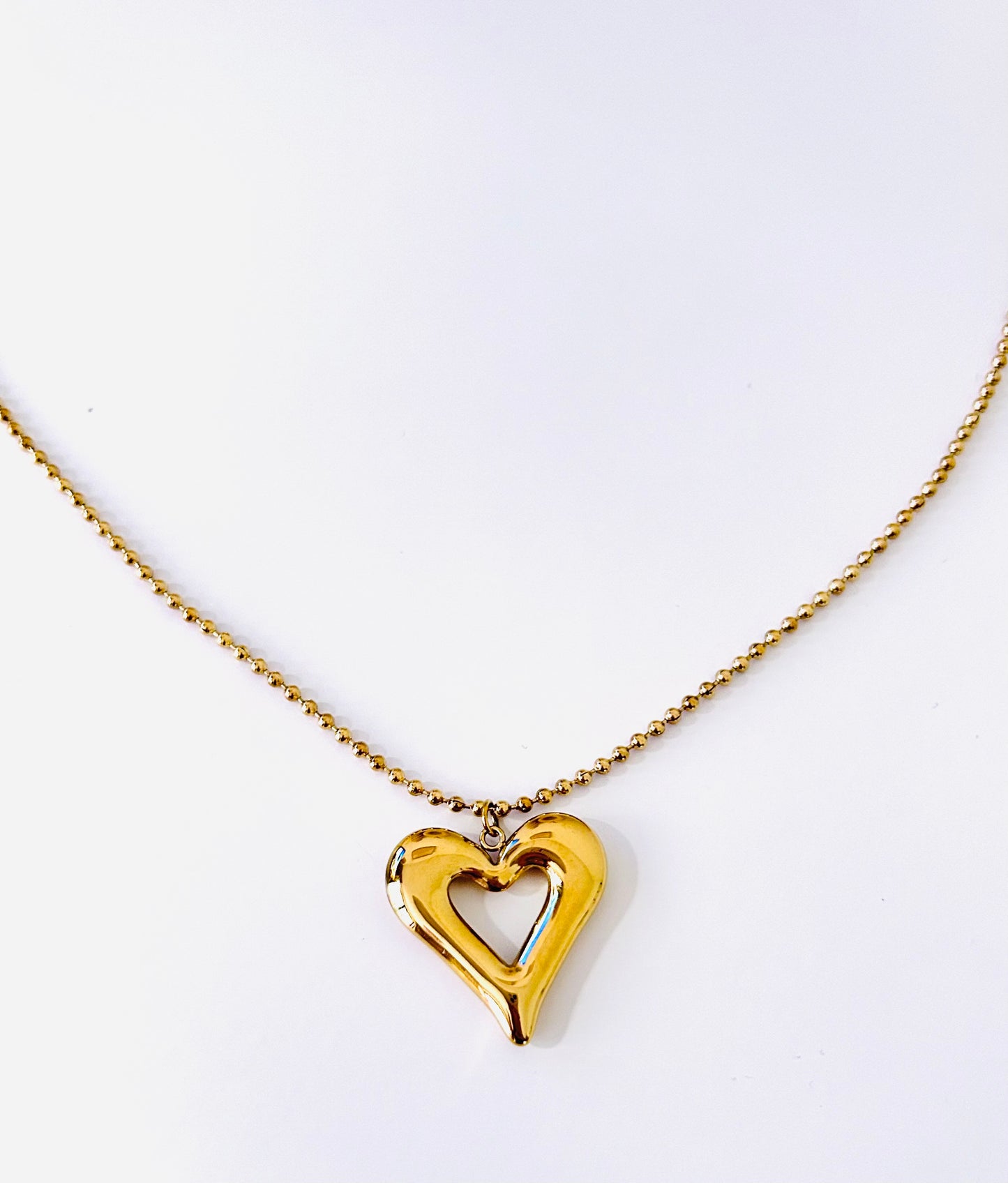 Ketting met open hart