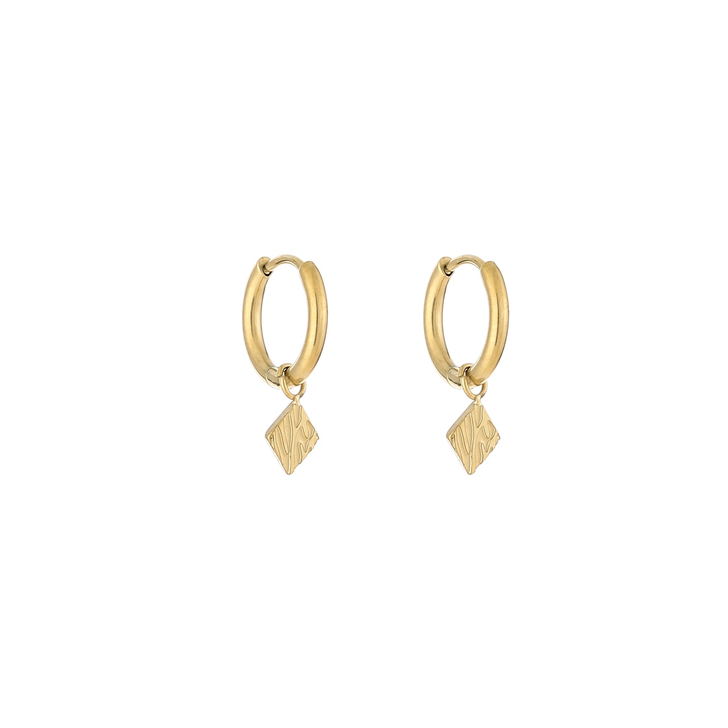 Kleine oorringen met vormpje