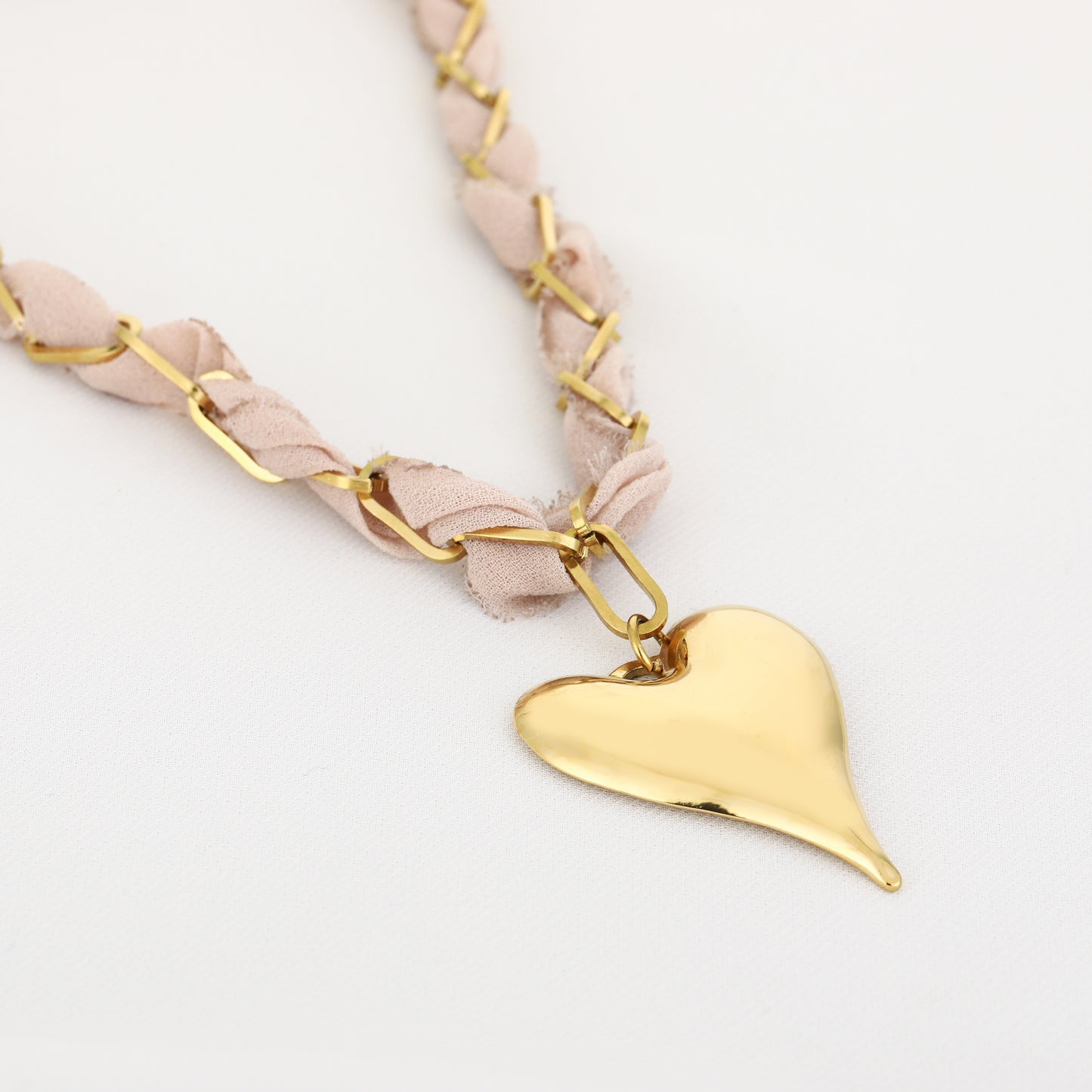 Ketting met groot hart