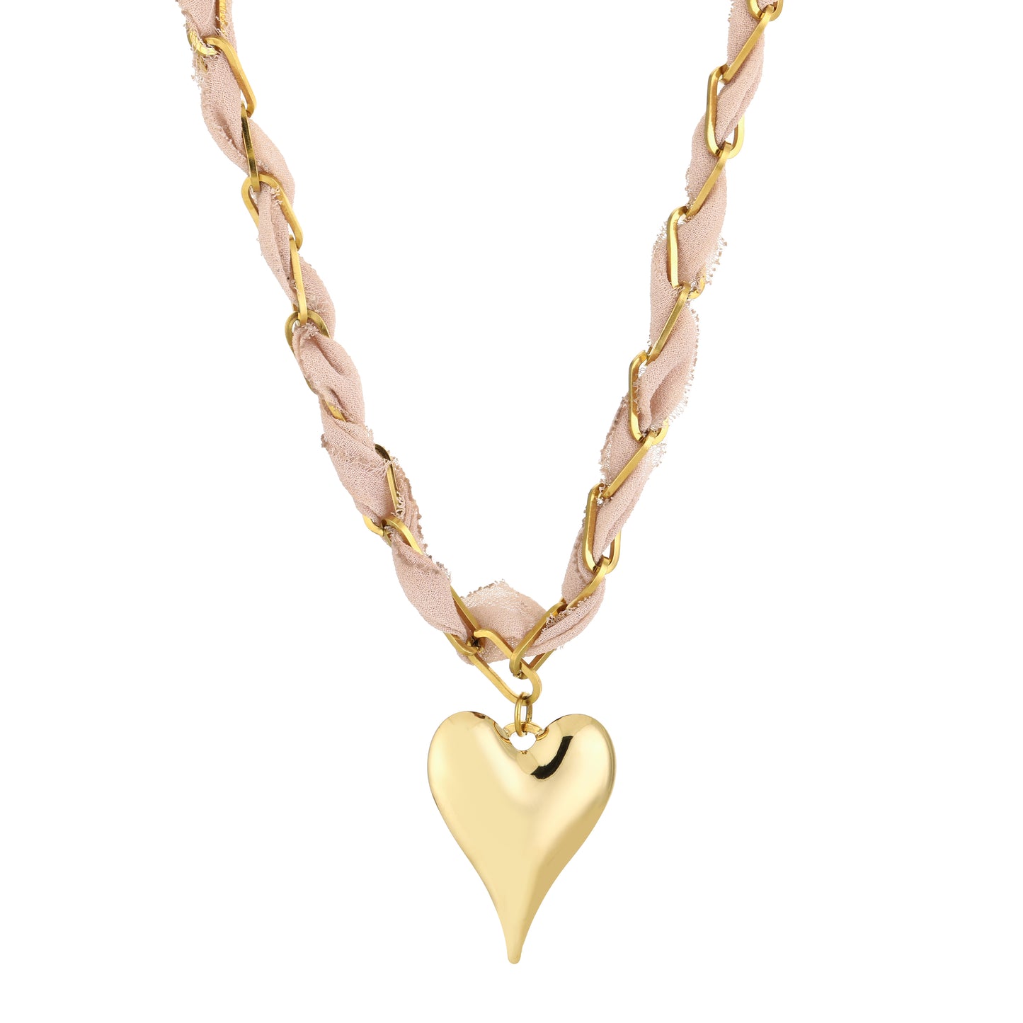 Ketting met groot hart