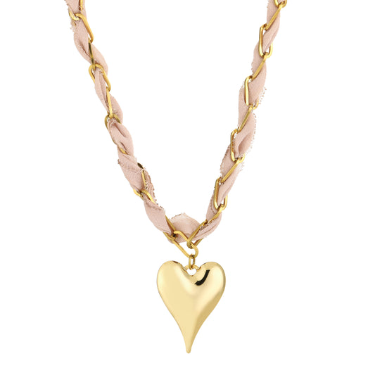 Ketting met groot hart