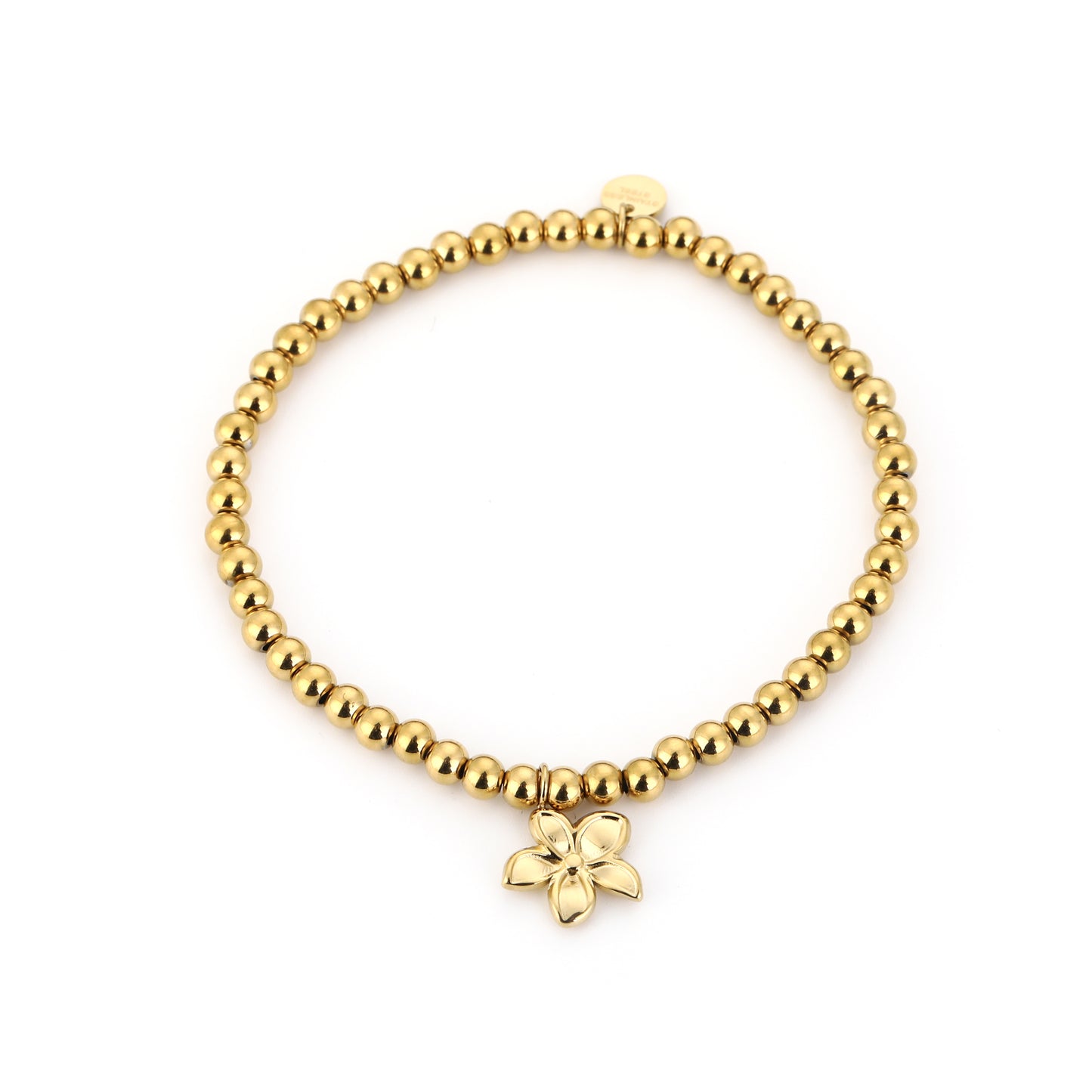 Beaded Blossom - Armband met kralen en bloem
