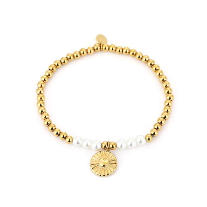 Love Coin - Armband met hartje