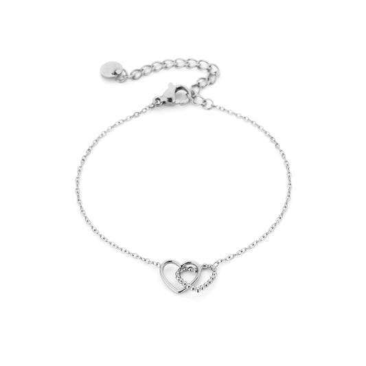 Armband met verbonden hart