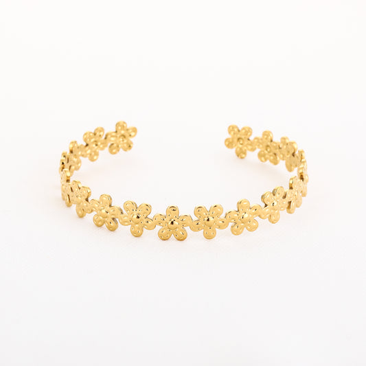 Armband met bloemetjes