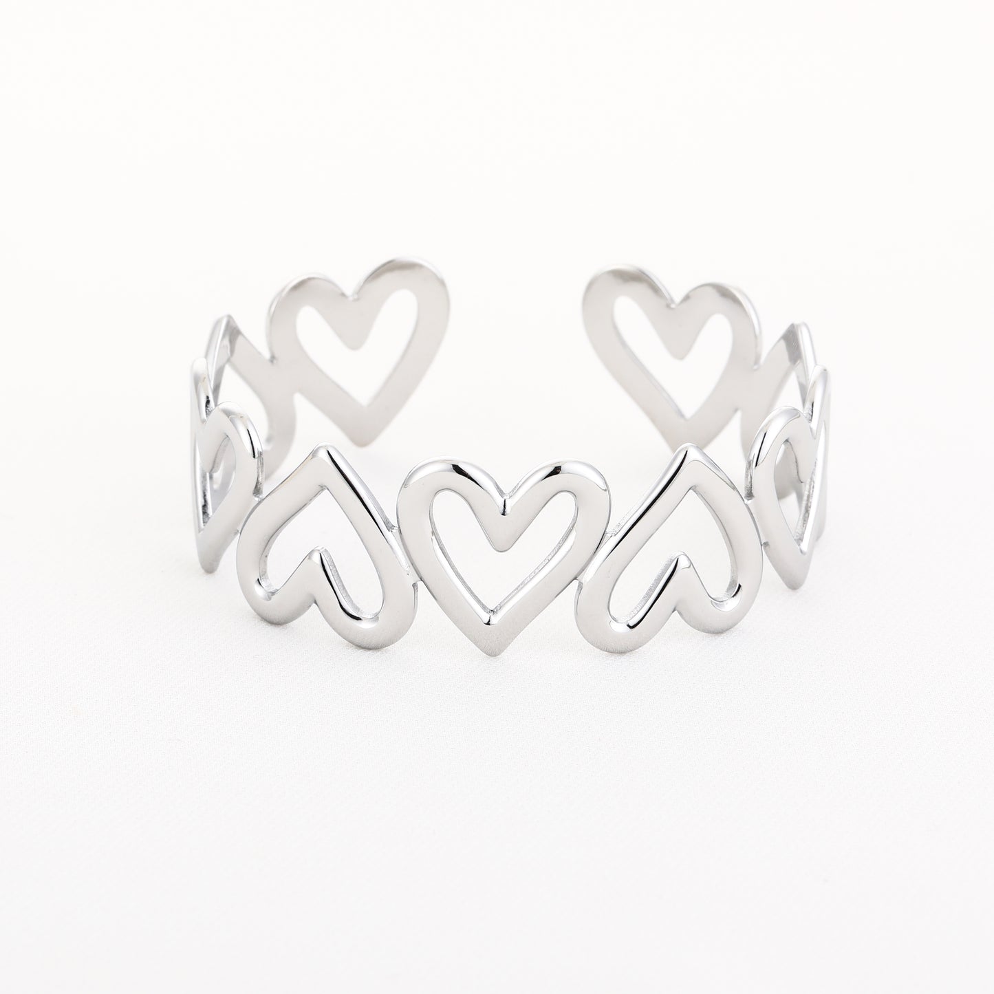 Grote armband met harten