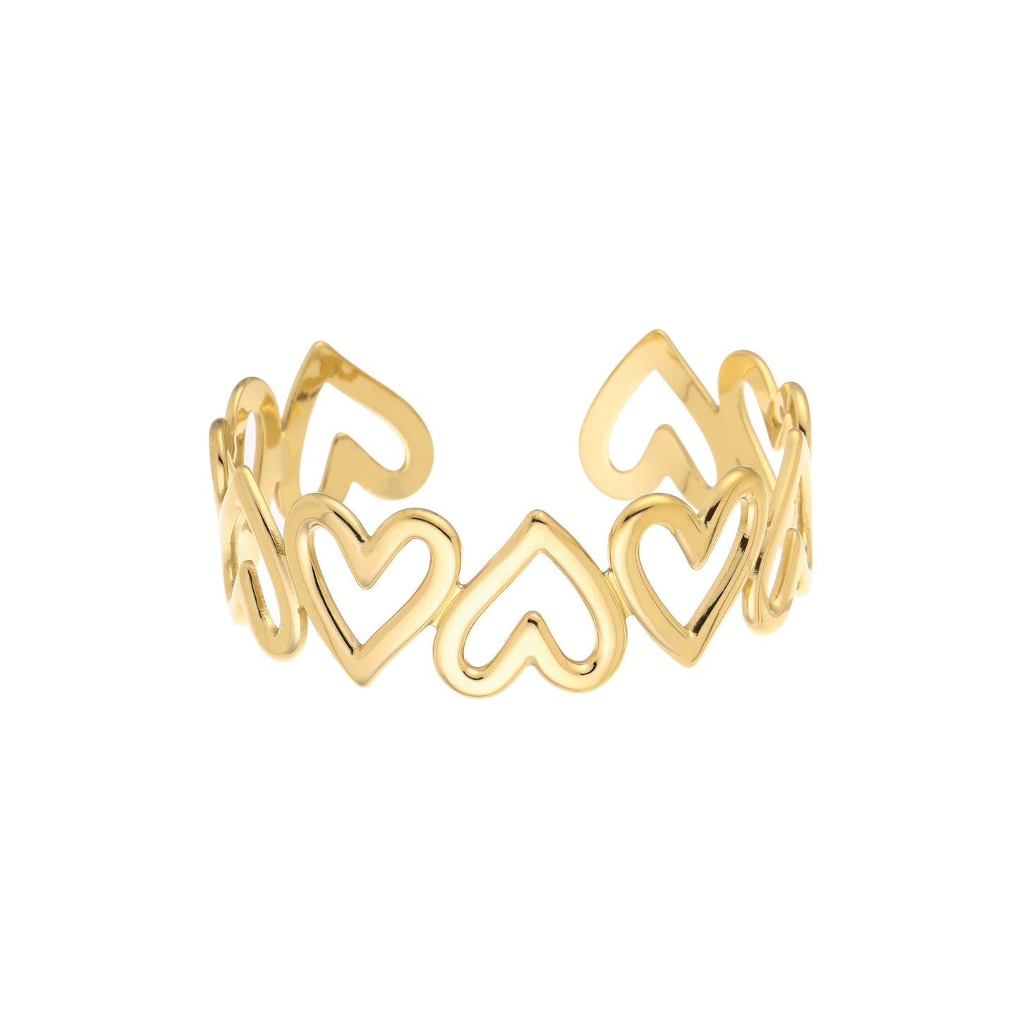 Grote armband met harten