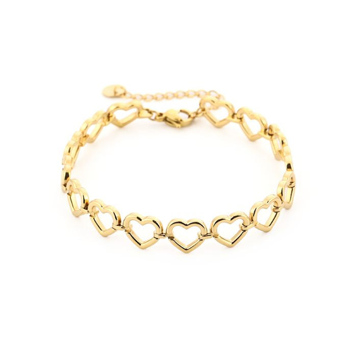 Open Love - Armband met open hartjes